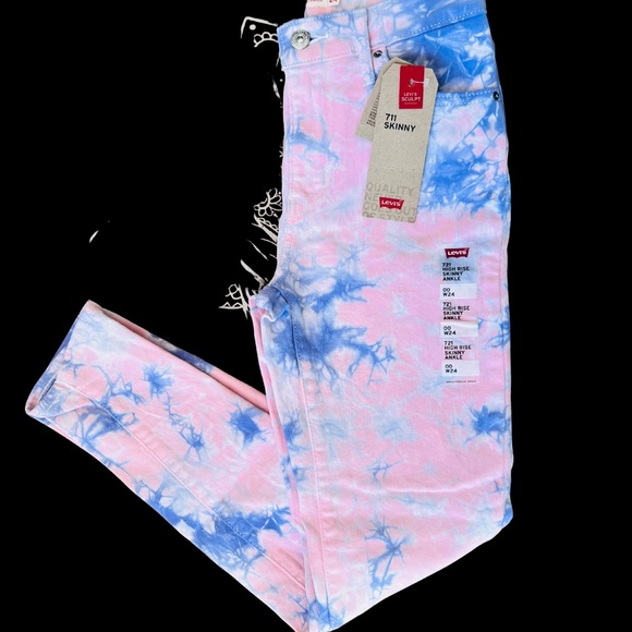 👖 Levi's Sculpt 711 High Rise Skinny Jeans | Size 24 (XS) |NWT | $45 - Picture 3 of 7